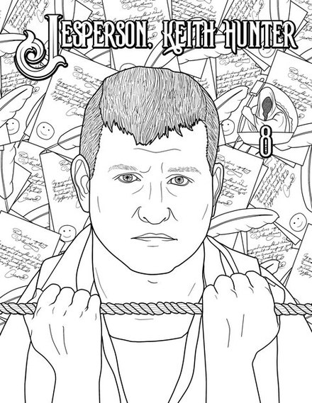 A page from Bloody Alphabet II