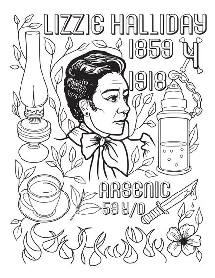 Lizzie Halliday coloring page